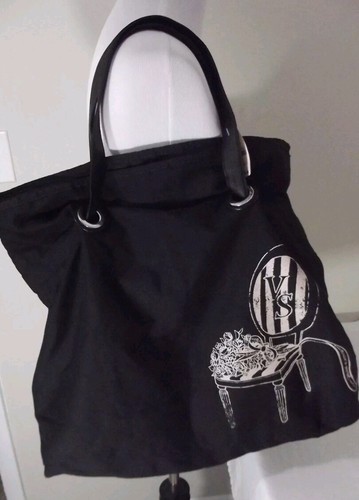 Victoria secret black canvas - victoria's,