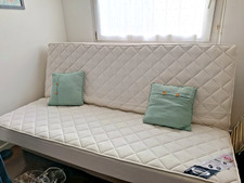 canapé clic clac 140×200cm matelas haute de gamme propre sans housse 