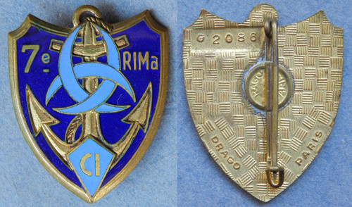 Rima émail dos - 7°, rima,