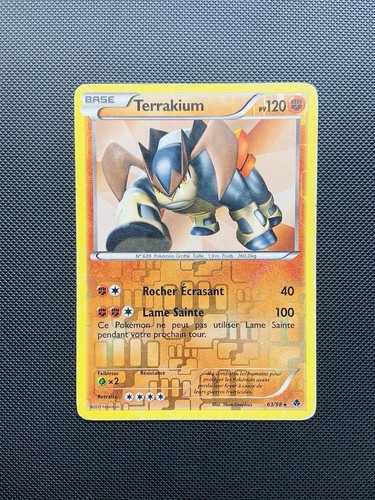 Carte pokémon terrakium 98 - carte,