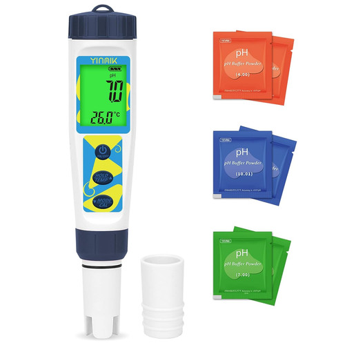 Testeur sel 5en1 piscine - 5en1,