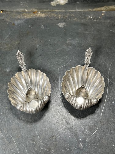Salerons argent massif - argent,