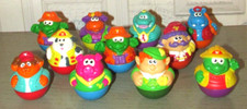 Lot de 11 figurines d'occasion Weebles Hasbro 2004 & 2003