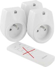 Lot de prises télécommandées Chacon 3 pcs blanc B-WARE
