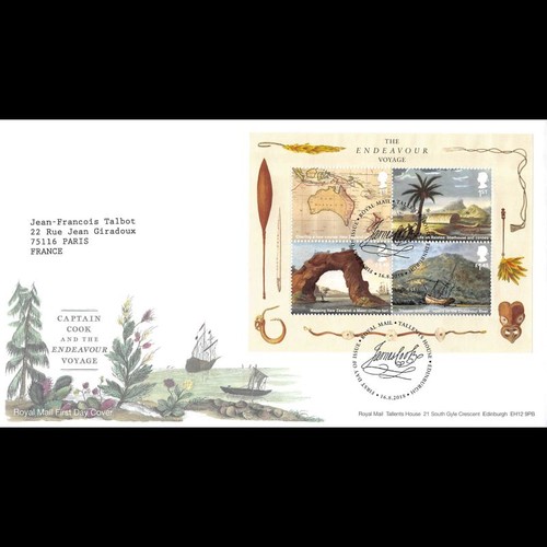 Fdc royal mail - mail, feuillet