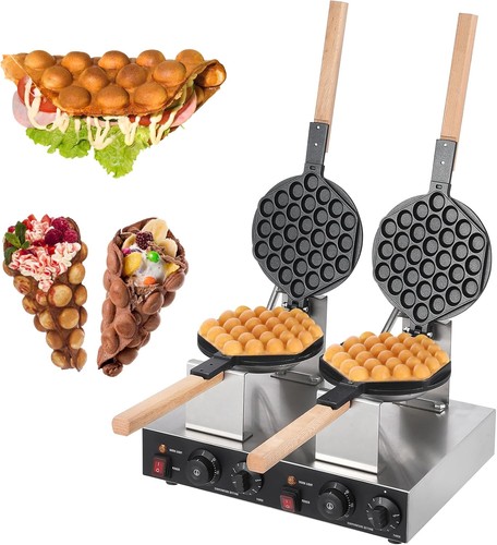 2800w bubble waffle maker egg - bubble,