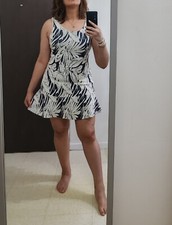 Robe chic texturée mango dos