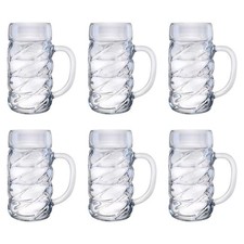 Set 6 Chopes Bière 1L Design