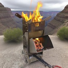 Poêle à bois pour camping en