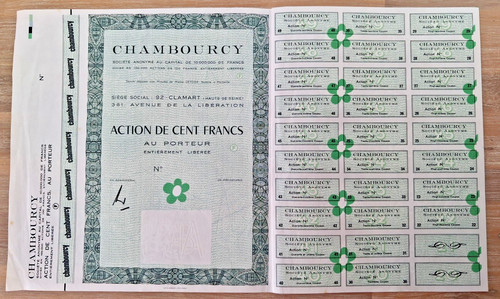 Action titre chambourcy - titre,