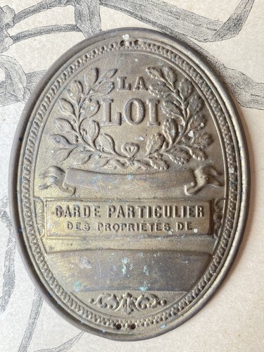 Ancienne plaque métier - métier,
