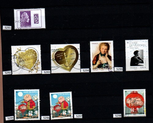 Timbres oblitérés - timbres, à