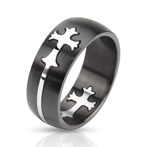 Bague acier inoxydable - bague,