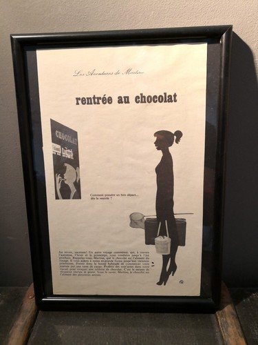 Publicité chocolat rentré - publicité, chocolat/la