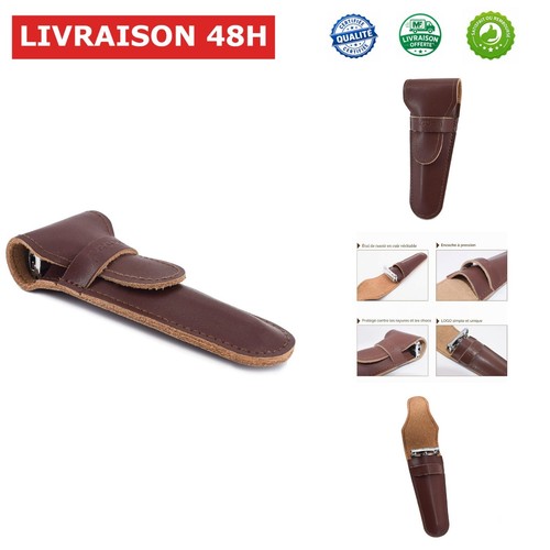 étui cuir véritable pour - véritable,