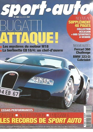 Sport auto 460 - bugatti, &