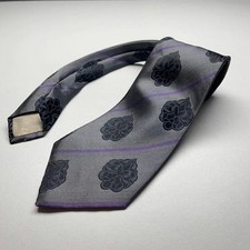 Cravate paisley gris 100 - cravate, 100%