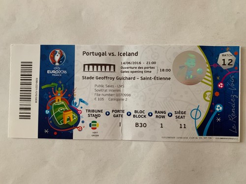 Ticket match uefa euro 2016 - euro,