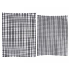  2 pièces tapis de grille de barbecue antiadhésif coussins en maille de grillage