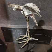 HÉRON BRONZE AFRICAIN ANCIEN