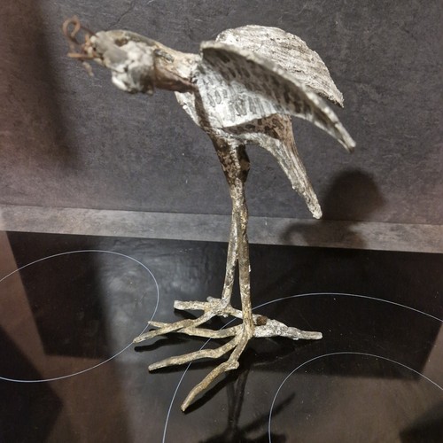 Héron bronze africain - bronze, ancien