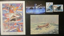 Beau Lot timbres neufs ** bateau Titanic (voir photo)