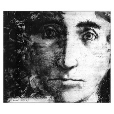 CIRY Michel - Gravure originale "Personnage, Petrarca" 34x25cm