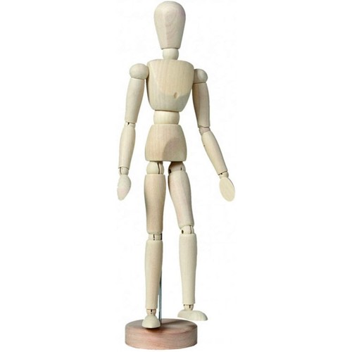 Mannequin bois modèle - en,
