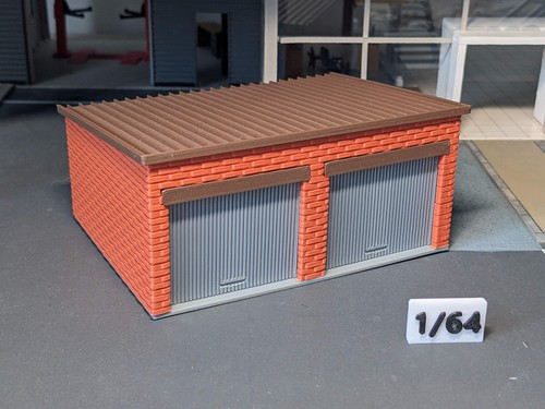 Diorama garage échelle - diorama, 1/64