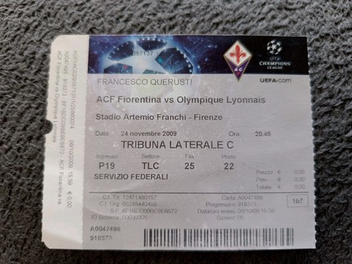 Ticket fiorentina lyon - fiorentina,