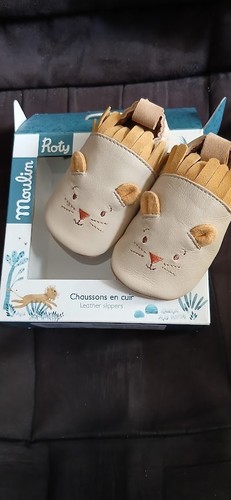 Chaussons cuir moulin roty - en,