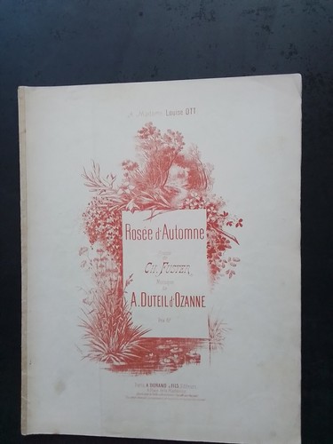 Partition ancienne piano - partition,