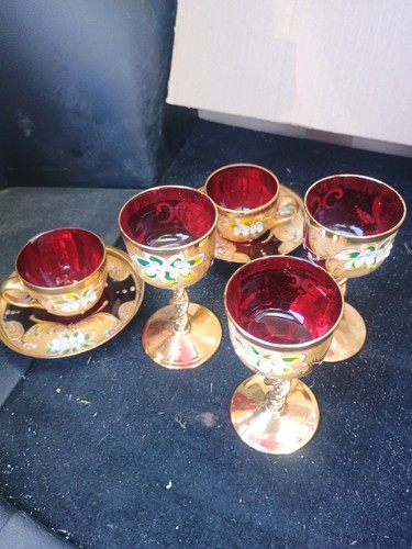 Lot verres liqueur tasses - lot,