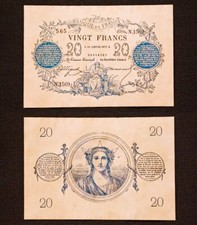 1871 - 20 Francs Bleu