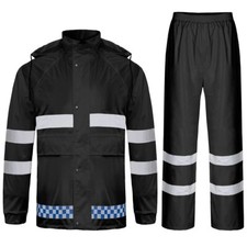 Combinaison de Pluie pour Hommes 2 Pièces Imperméable Ensemble de Pluie Imper...