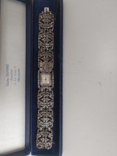 Montre Vintage à Secret Bucherer en marcassites Suisse Années 60