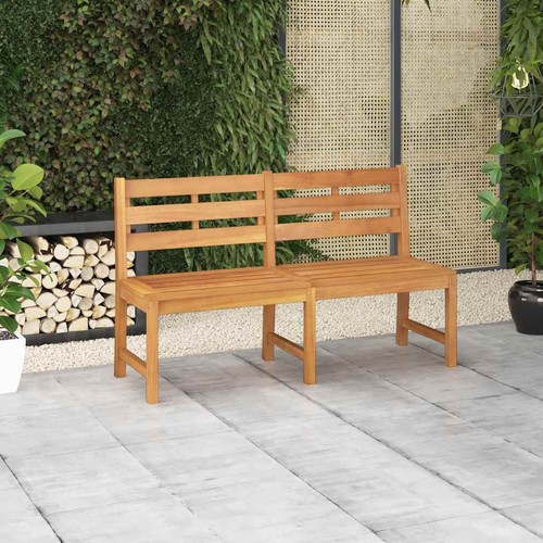 Bois teck massif - bois, banc