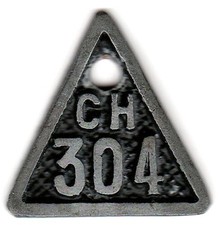 Jeton en fonte des mines d'Anzin - Angles saillants - CH pour chaudronnier