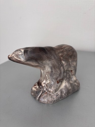 Ancienne sculpture ours - sculpture,