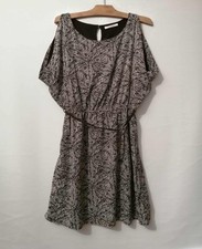 Robe marron taille élastique