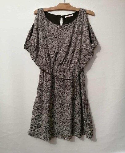 Robe marron taille élastique
