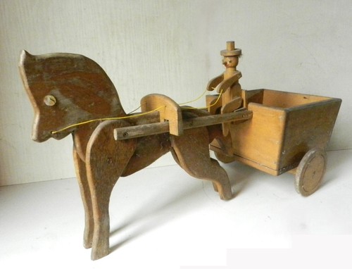 Ancien jouet charrette - ancien, *charrette