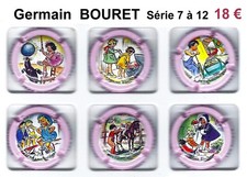 CAPSULES  de  CHAMPAGNE  DESPRET  Jean : Germaine  BOURET  Série de  7 à 12