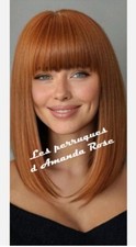 perruque rousse  au carré