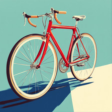 Autocollant mural autocollant vélo de route vélo autocollant mural 18 x 18 cm...