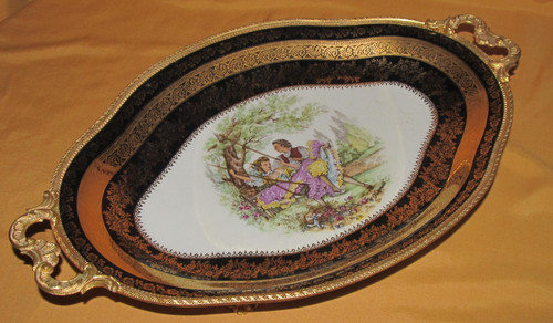 Grande coupe porcelaine