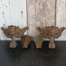 anciens pieds de pendule pieds griffés tète de lion