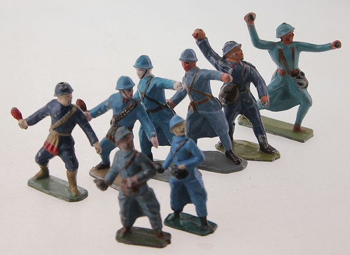 Lot soldats de plomb - de, plomb"