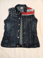 Veste Jean Femme sans manches USA EMP neuve