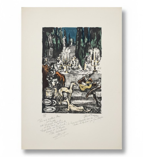 Yves brayer lithographie - yves, –